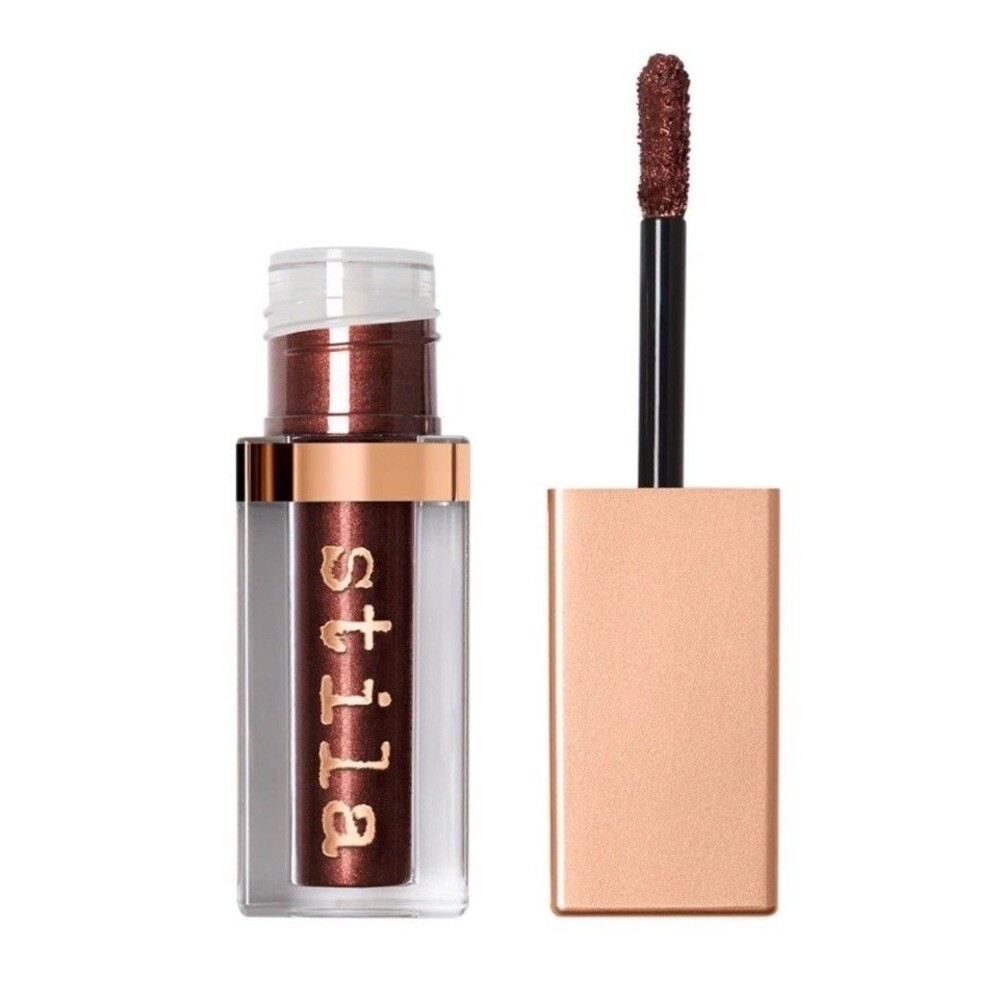 NIB STILA Shimmer & Glow Liquid Eye Shadow TWIG Warm Chestnut Brown